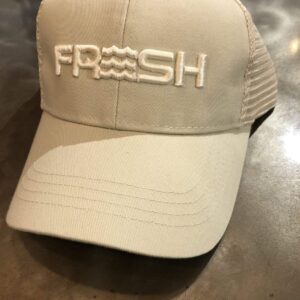 Product Image for  FRESH Adjustable Puff Logo Cap – Sand-on-Sand Meshback