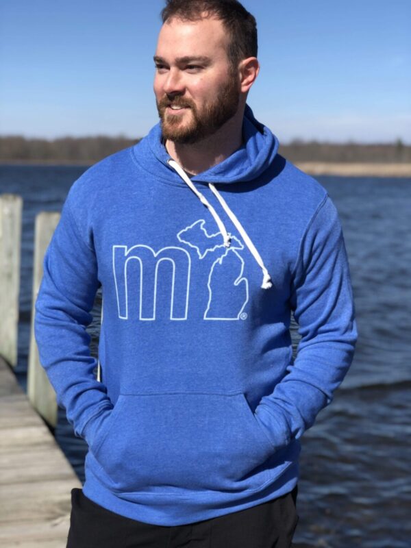 Product Image for  mi Tri-Blend Soft Outline Hoodie