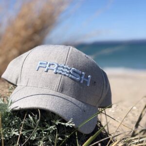 Product Image for  FRESH Adjustable Puff Logo Cap – Heather Grey