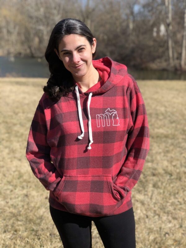 Product Image for  mi Vintage Buffalo Plaid Hoodies