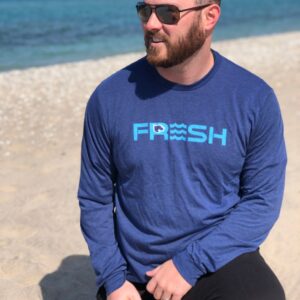 Product Image for  FRESH Tri-blend Long Sleeve T