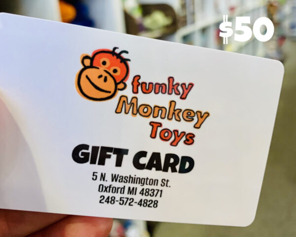 Product Image for  $50 Gift Card to Funky Monkey Toys