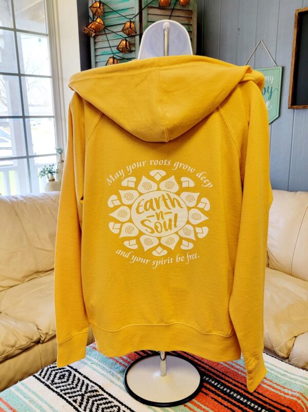 Product Image for  Mustard ENS Lightweight Zip Up Hoodie