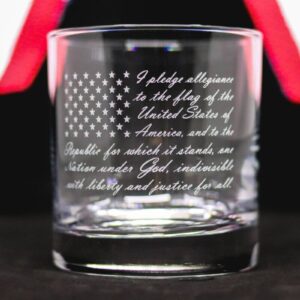 Product Image for  Pledge of Allegiance – Whiskey Rocks Glass