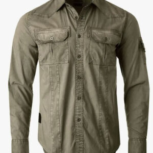 Product Image for  Mens Color Washed Vintage Button Shirt