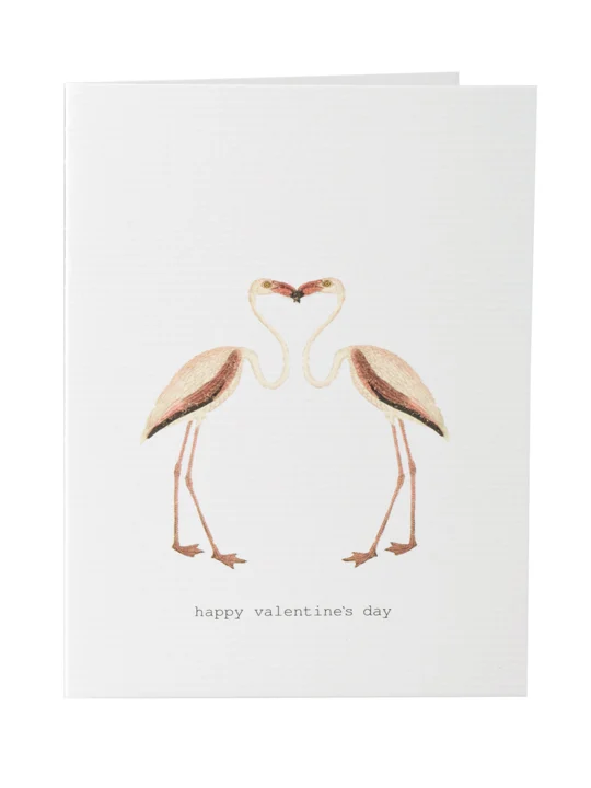 Product Image for  Flamingo Valentine Greeting Card