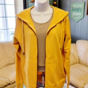 Product Image for  Mustard ENS Lightweight Zip Up Hoodie