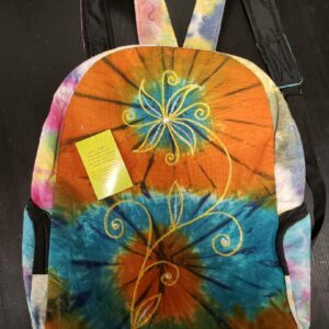 Product Image for  Tie-dye Floral Stitched Backpack