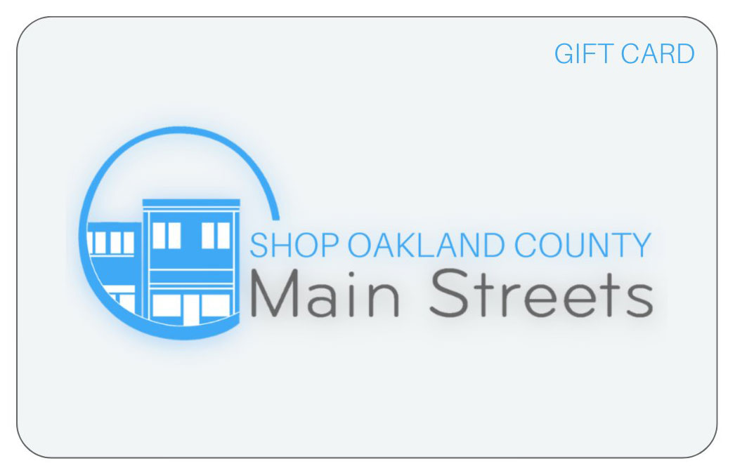 Shop OC Mainstreets online gift card graphic