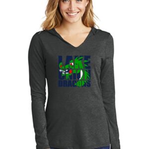 Product Image for  Women’s Perfect Tri Long Sleeve Hoodie – Lake Orion Spirit