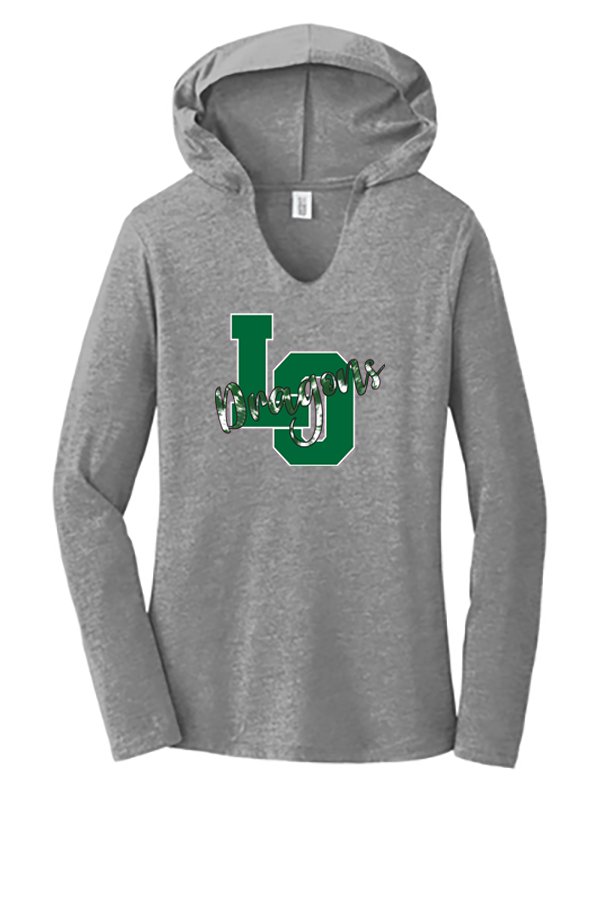 Product Image for  Women’s Perfect Tri Long Sleeve Hoodie – Lake Orion Spirit