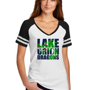 Product Image for  Women’s Game V-Neck Tee – Lake Orion Spirit