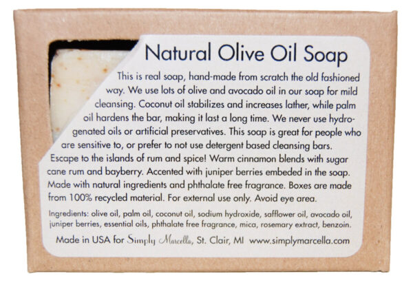 Product Image for  Le Pures Captain Spike’s Rum Spice Olive Oil Soap