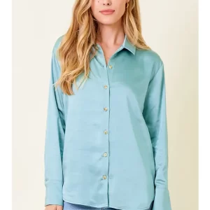 Product Image for  Mystree Button Down Seafoam