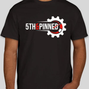 Product Image for  5th and Pinned Adult Logo T- Black