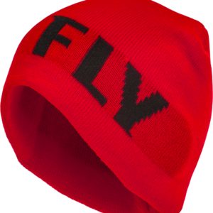 Product Image for  Fly Fitted Beanie-Red/Black