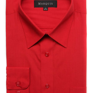 Product Image for  Men’s Marquis Solid Red Dress Shirt (Cotton Blend/Classic Fit)