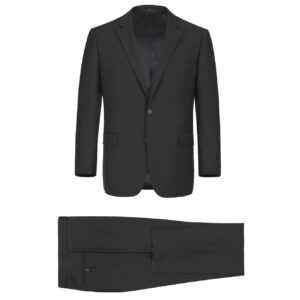Product Image for  Men’s Black 2-Piece Single Breasted Notch Lapel Classic Fit Renoir Suit
