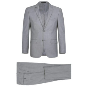 Product Image for  Men’s Light Gray 2-Piece Single Breasted Notch Lapel Classic Fit Renoir Suit