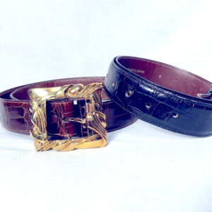 Product Image for  Barry Kieselstein- Cord three-piece alligator leather belt