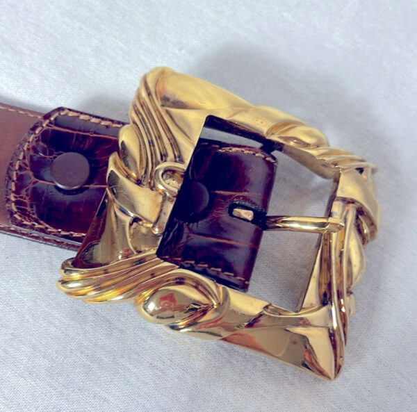 Product Image for  Barry Kieselstein- Cord three-piece alligator leather belt