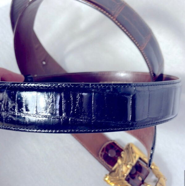 Product Image for  Barry Kieselstein- Cord three-piece alligator leather belt