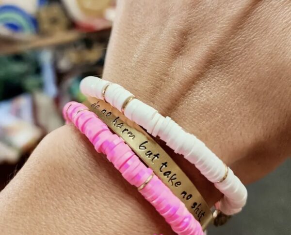 Product Image for  Custom hand-stamped metal cuff bracelets