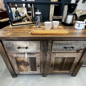 Product Image for  Authentic Amish Hand Crafted Reclaimed Barnwood Kitchen Island