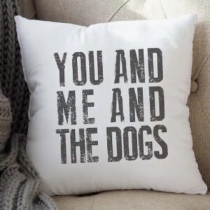 Product Image for  YOU ME & THE DOG Pillow
