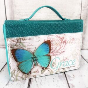 Product Image for  Ephesians 2:8 ‘Grace’ Butterfly Bible Cover
