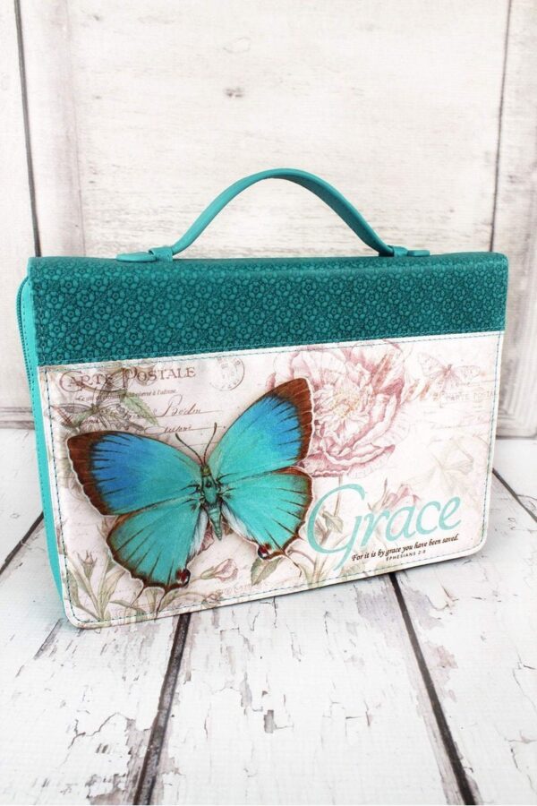 Product Image for  Ephesians 2:8 ‘Grace’ Butterfly Bible Cover