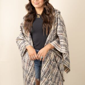 Product Image for  NEW HAMPSHIRE HARVEST HOODED POCKET RUANA