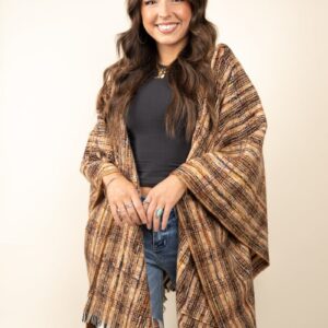 Product Image for  NEW HAMPSHIRE HARVEST HOODED POCKET RUANA