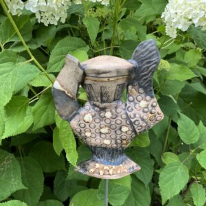 Product Image for  Ceramic Vase Garden Stake by Anita Lamour, AML2306