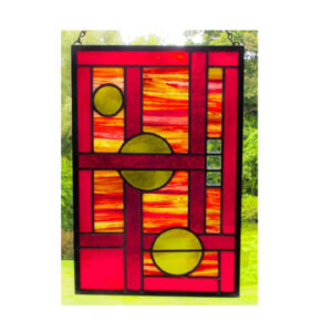 Product Image for  Sunrise/Sunset Stained Glass Panel Karen Wegienek KWPSS