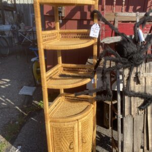 Product Image for  Vintage Wicker Corner Shelf