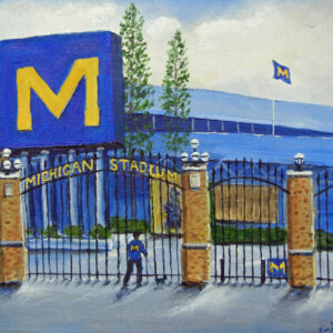 Product Image for  Wolverine Gate, Michigan Stadium, print, Jim Williams,JW4