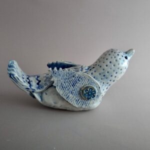 Product Image for  Light Blue Small Bird Ceramics Mary Neff MN1A