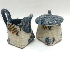 Product Image for  Ceramic Sugar/Cream Blue Multi by Anita Lamour