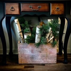 Product Image for  Vintage Kindling & Firewood Box