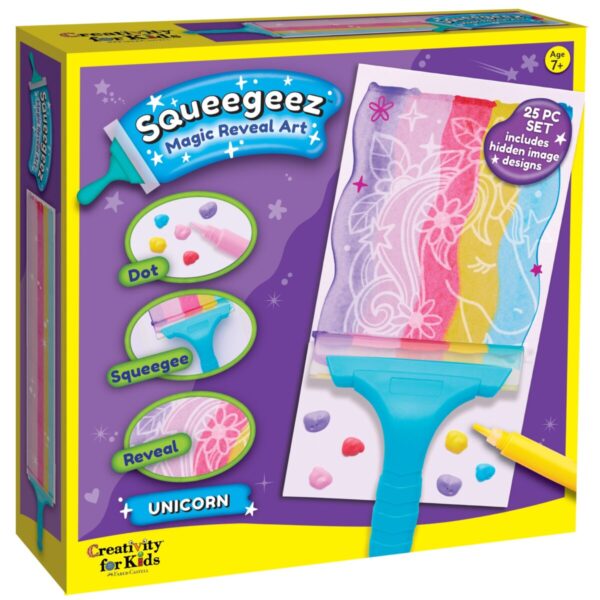 Product Image for  Squeegeez Magic Reveal Art – Unicorn
