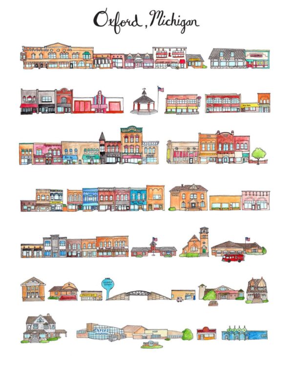 Product Image for  Oxford Print