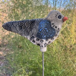 Product Image for  Ceramic Bird Garden Stake by Anita Lamour, AML2304