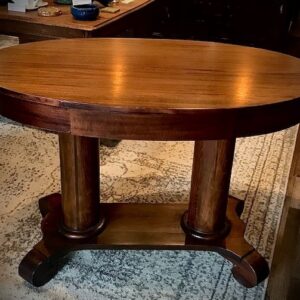 Product Image for  Vintage Empire Style Oval Library Table