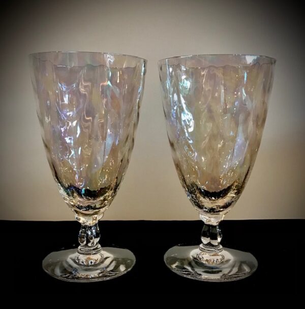 Product Image for  Vintage Fostoria Pearl Iridescent Ice Tea Stemware