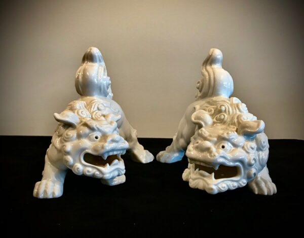 Product Image for  Rare Matching Pair – Otagiri Porcelain Foo Dogs, MCM Era
