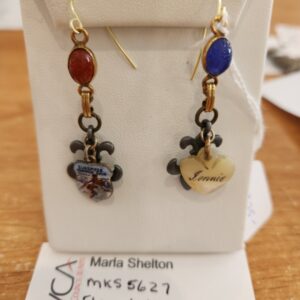 Product Image for  Fleur de Lis earrings, earrings, Marla Shelton,  sku MKS5627