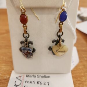 Product Image for  Fleur de Lis earrings, earrings, Marla Shelton, sku MKS5627
