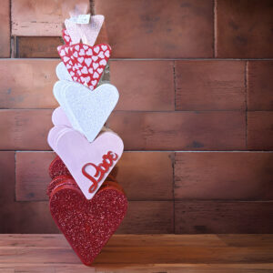 Product Image for  Outdoor Valentine Hearts Stack