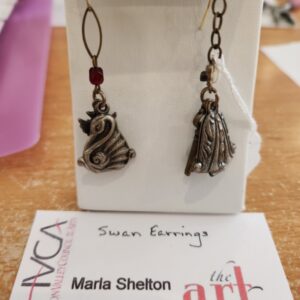 Product Image for  Swan Earrings, earrings, Marla Shelton, sku mks6123